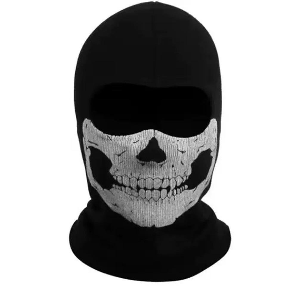 Breathable Skull Pattern Balaclava, Cosplay Balaclava  Lightweight Spring Face Mask for Men Women, Windproof Full Face Cover for Cycling Hiking Motorcycling & Outdoor Sports