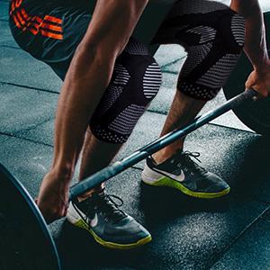 NEENCA Sports Knee Brace for Runner Workout Gym Basketball Volleyball Hiking Spicy Dill Knee Pain Relief Breathable Sponge Patellabands Leg Protector Support Brace