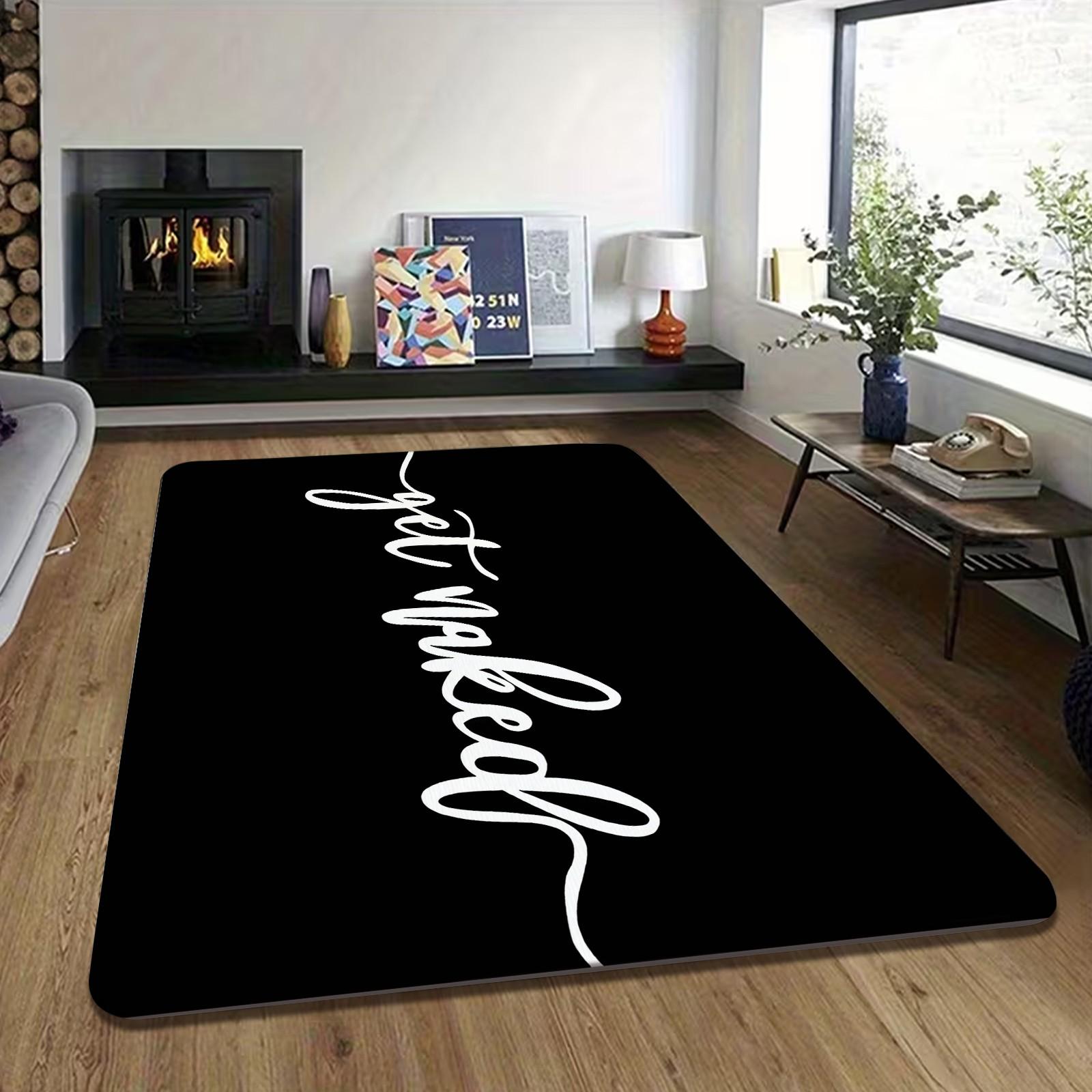 Get Naked Bathroom Mat, Fun and Non-Slip Bath Rug, Absorbent and Easy to Clean, Perfect for Unique Bathroom Decor, Bathroom Decorative Mat, Bathroom Floor Mat