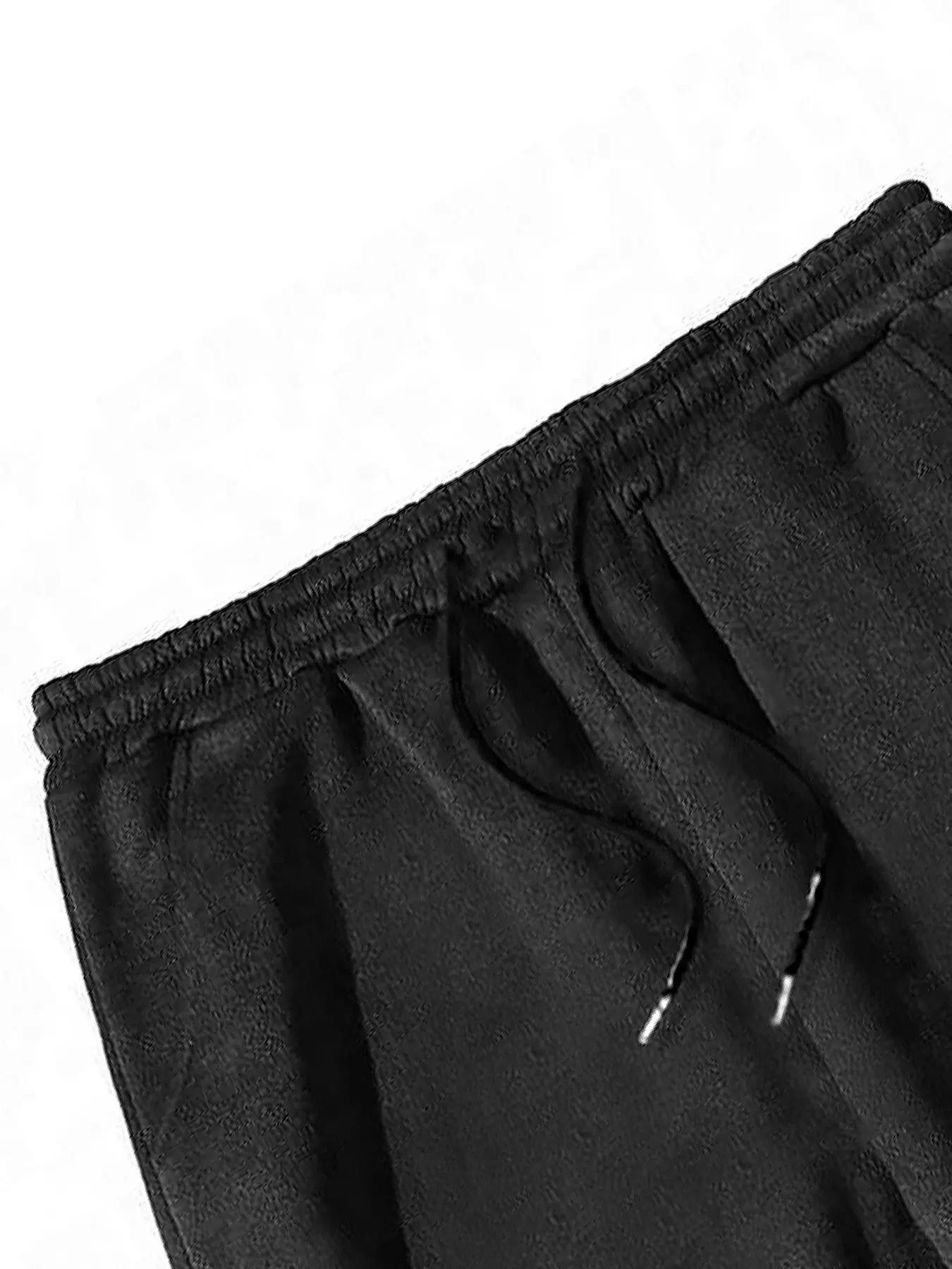 Men's Y2K Style Gradient Star Print Wide Leg Sweatpants, Base Silver Color Design, Loose Fit Straight Leg, Spring Fall Streetwear Pants, Menswear