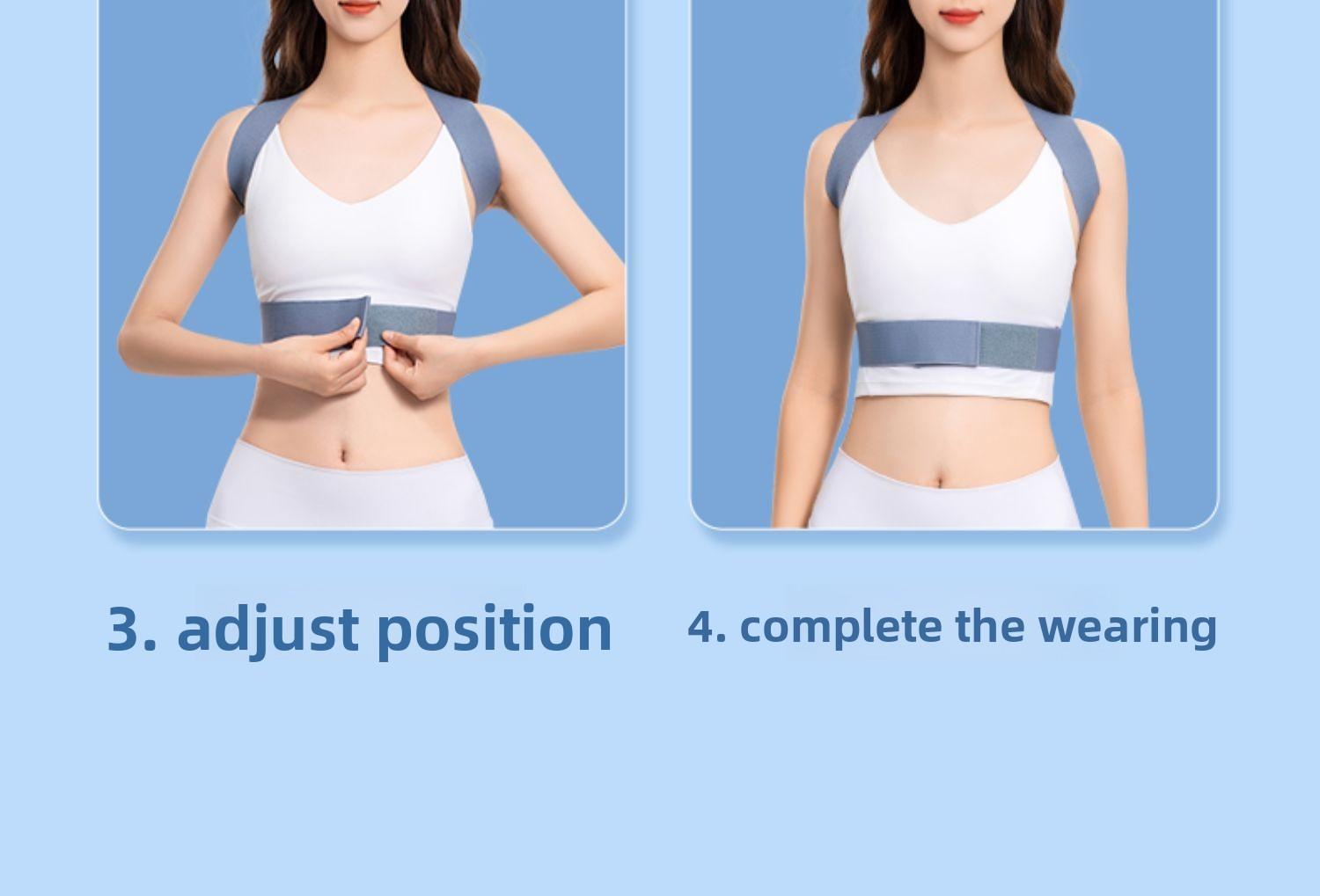 Humpback correction belt for adults, invisible shoulder and back corrector, posture correction device, spinal scoliosis straight back corrector