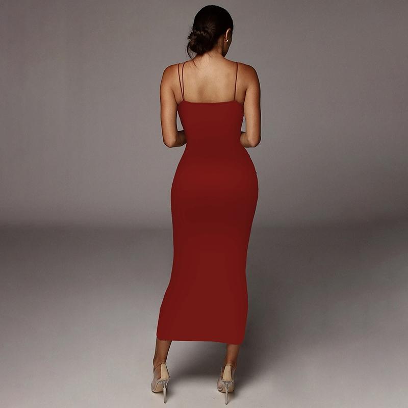 Women's All Over Leopard Print Asymmetrical Cami Dress, Elegant Sleeveless Spaghetti Strap Bodycon Dress for Party Club Night Out, Fashion Chic Sundress, Ladies Summer Clothes, Midi Dress, Womenswear (Light&thin fabic）