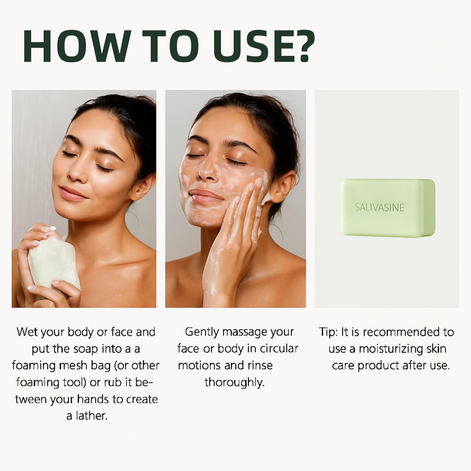 2PCS Tea Tree Leaf Soaps + Bath Sponge Set Tea Tree Soap Bar for Face & Body, Antifungal Soap with Tea Tree Oil, Antibacterial Bar Soap for Fungus, Ringworm, Acne