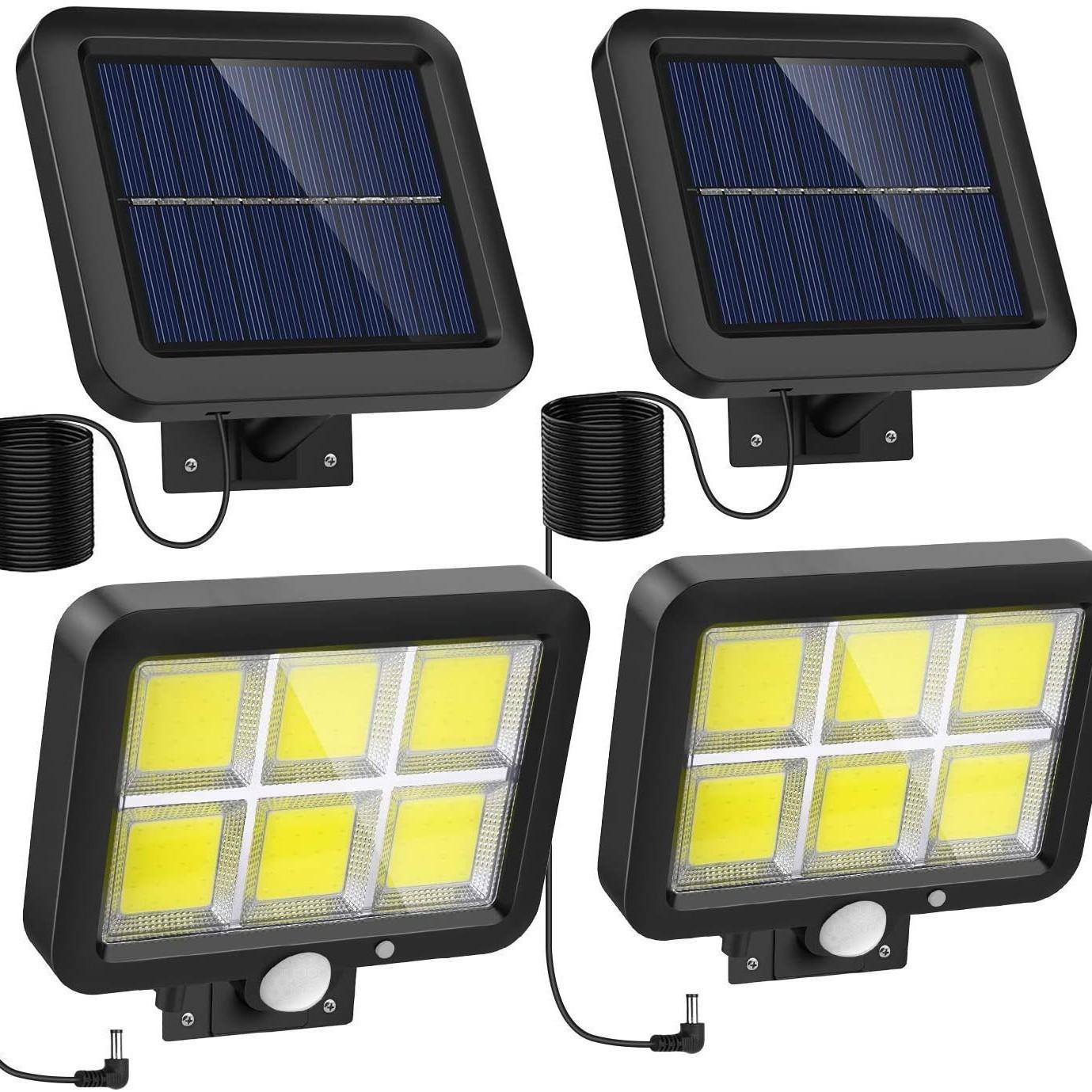 1pc Solar Light 6cob LED, Motion Sensor Outdoor Security Lamp, Waterproof Decking & Patio Light, Ideal for Garden, Fence, Pathway