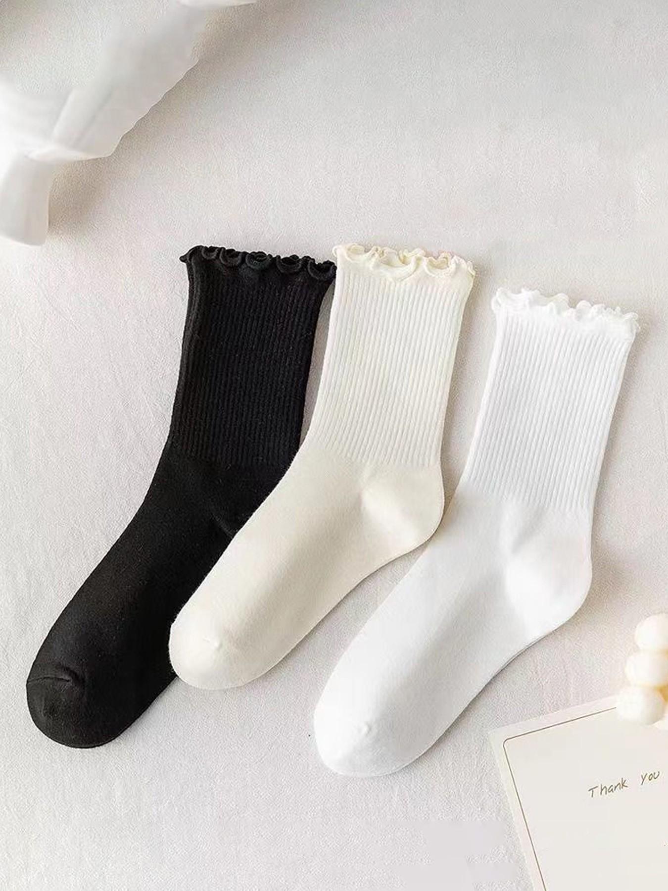 6 Pairs of Ruffle Socks for Women, Cute Ruffle Ankle Socks for Spring 6 Pairs of Ruffle Socks for Women, Cute Ruffle Ankle Socks for Spring