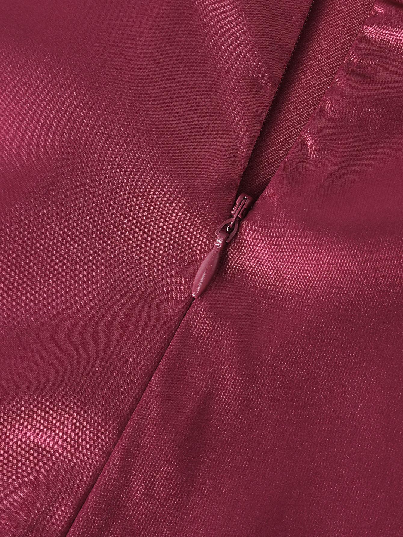 Parthea Backless Floral Embroidery Appliques Satin Ruched  Cami Long Dress,Women Formal & Evening Cocktail Dress