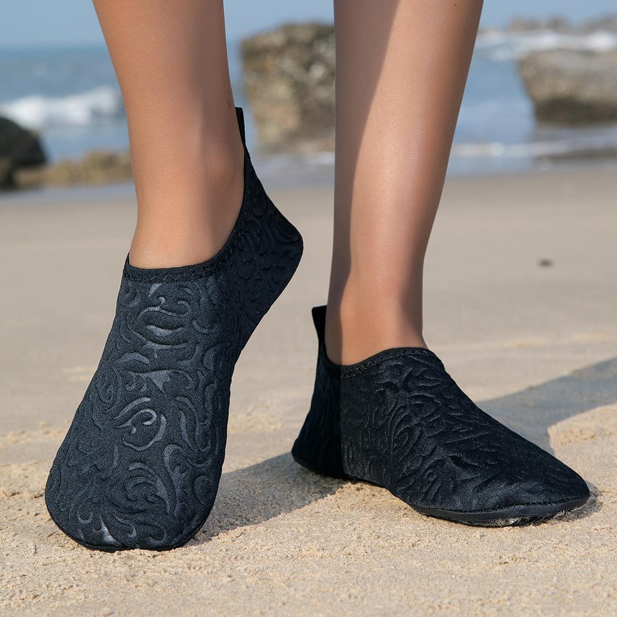 Unisex Springbreak Indoor Barefootshoes Easy-On Yoga Shoes Women Barefootshoes Foldable Water Shoes Breathable Gymshoes, Men Quick-Dry Beach Shoes, Couples' Style