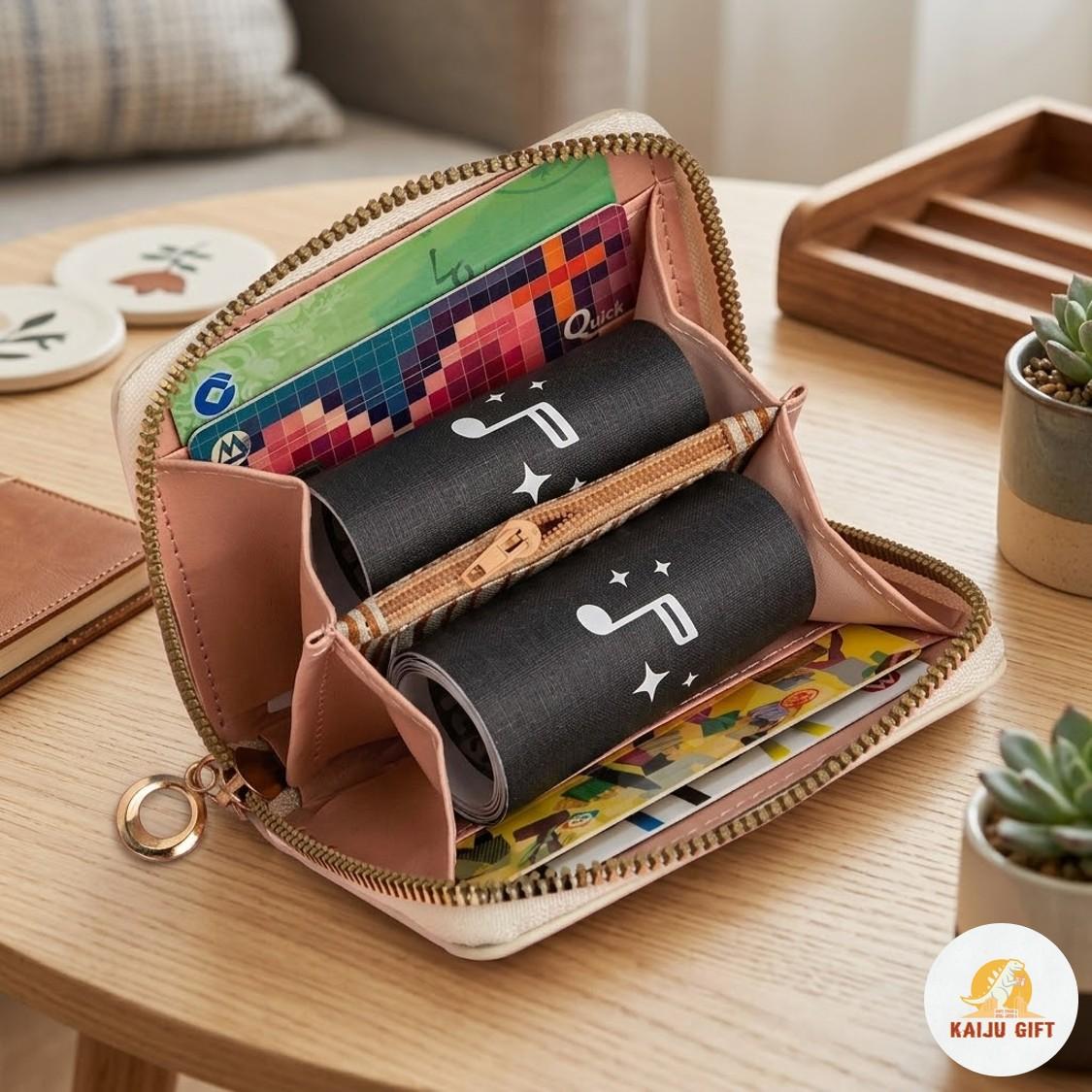 Kpop High-Profile Short Wallet, Cute Portable Small Wallet for Students, Trendy Hanging Accessory Bag, Perfect Gift for School Start