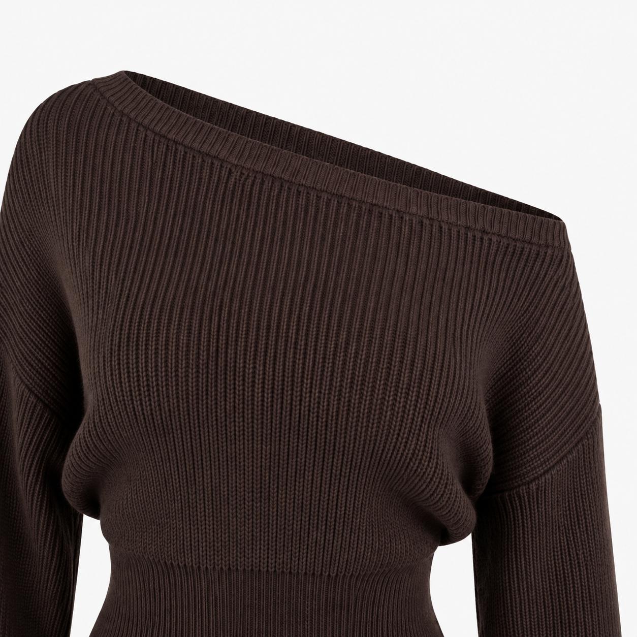 Katch Me Chic Women's Elegant Sloping Shoulder Cinched Waist Knit Sweater, Soft Stretchy Pill‑Resistant Long Sleeve Top, Cozy Warm Going Out Knitwear for Fall & Winter #TikTokMadeMeBuyIt #CozyWinterPullover #SoftKnitWear
