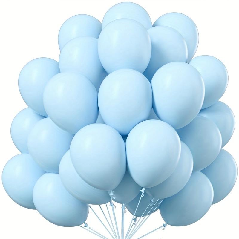 50pcs Blue Balloons, 12.5cm Colorful Latex Balloons (, Blue, ), Perfect for Birthdays, Weddings, Anniversaries, Parties
