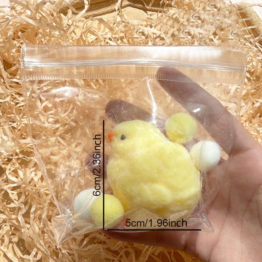 1/2 Counts Cute Plush Chicken Taba Kawaii Squishies Toys, Stress Relief Squeeze Bounce Toy for Kids & Adults, Fun Gift & Anxiety Relief Tool