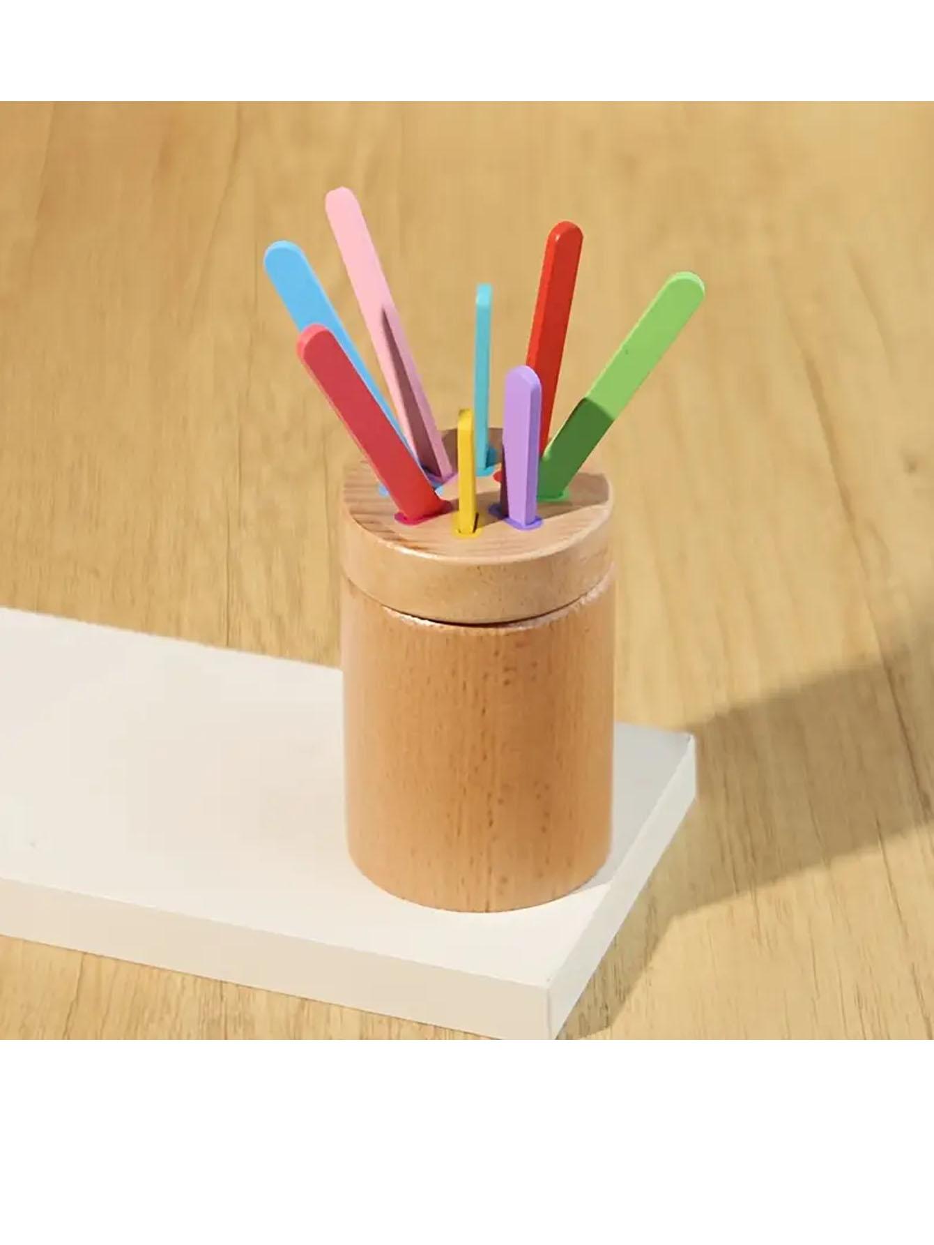 Kindergarten Toy Color Recognition Match Counting Rods, Children Education Learning Tool, Fun Interactive Game Device, Math Learning Tools