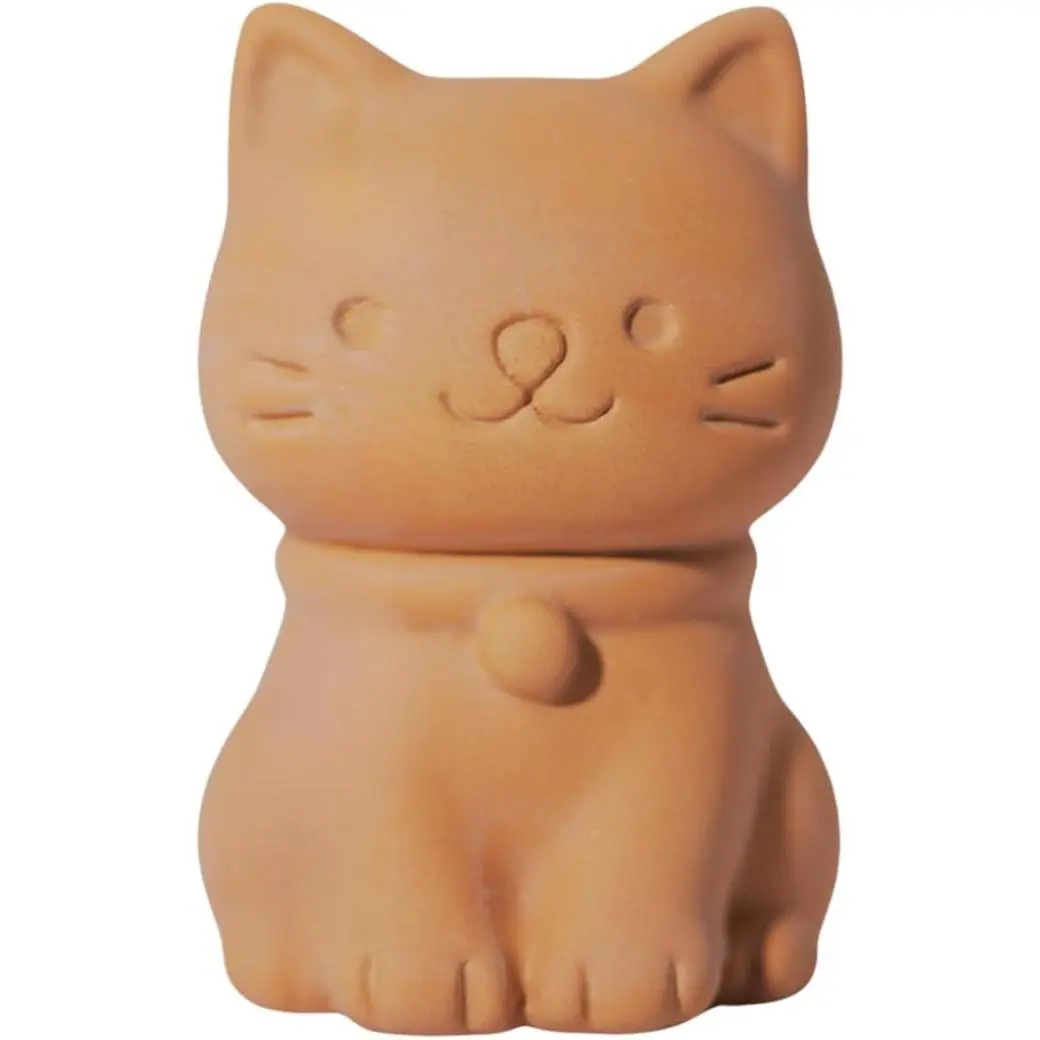 Terracotta Brown Sugar Keeper – Cat Shaped Sugar Saver, Natural Clay Moisture Holder for Baking Essentials Like Cookies, Marshmallows & Herbs – Reusable Kitchen Freshness Solution