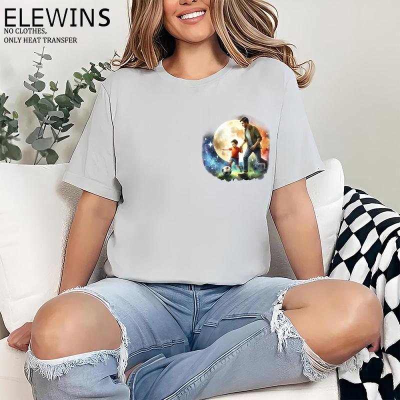 12 Sheets Football Father's Day Heat Transfer Vinyl HTV Gold Foil DTF for Tshirt Hoodie Jeans Backpack Pillow Machine Washable Iron on Transfer for Men Women