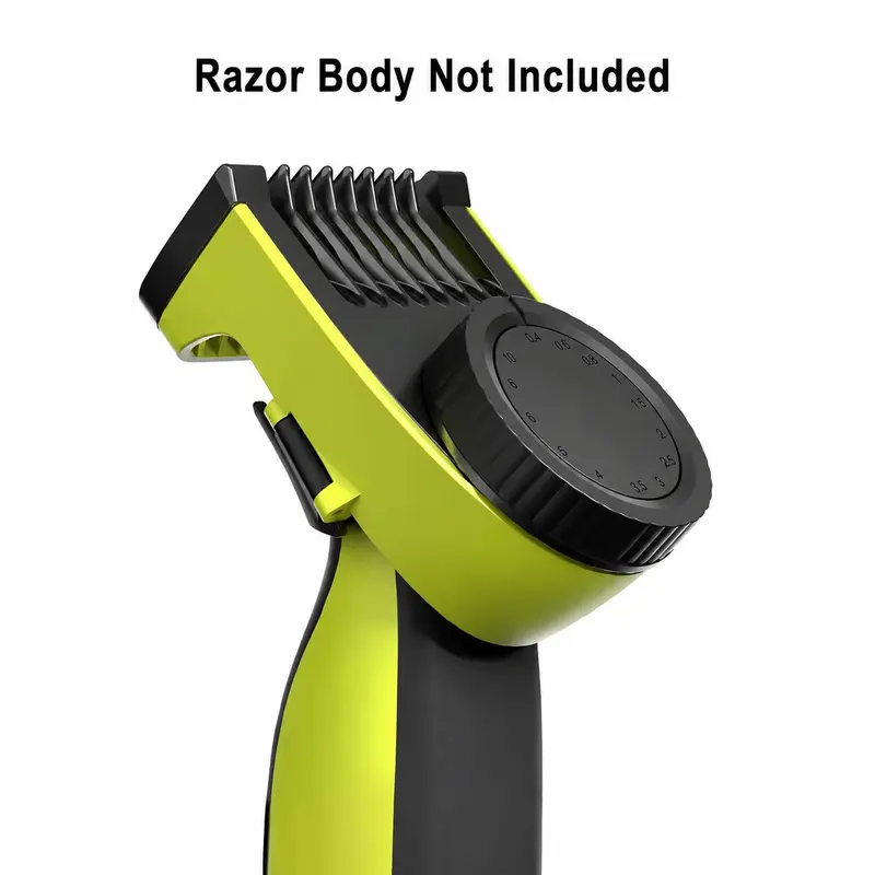 Replacement Guide Comb with 14 Adjustable Lengths, Electric Nose Hair Trimmer Shaver Head Blade Accessory Compatible with OneBlade QP2520, QP2530, QP2620 and QP2630, Shaver Attachments