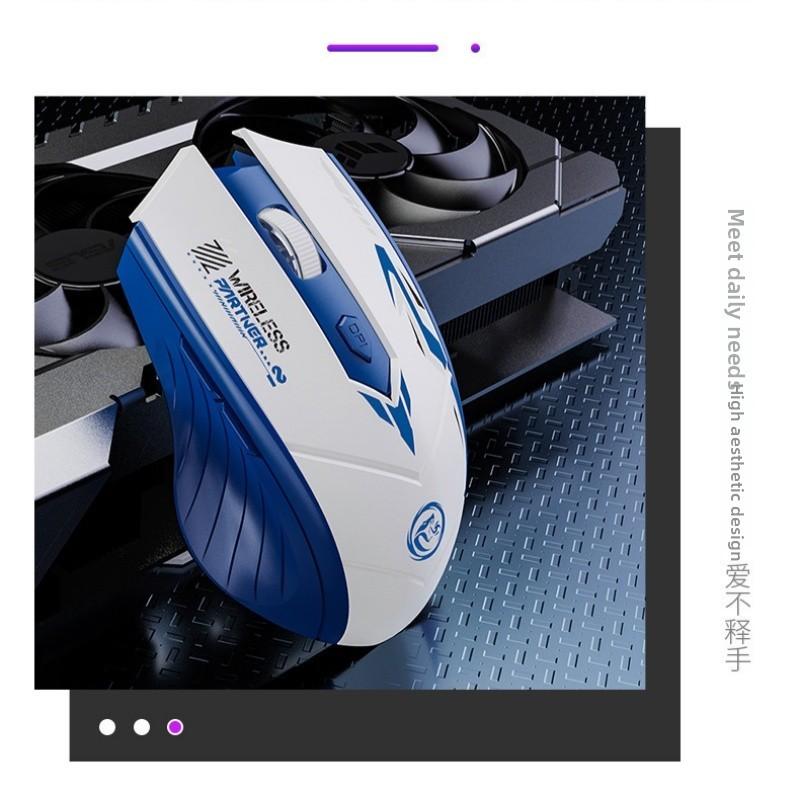 Wireless Bluetooth-compatible Rechargeable Mouse for Gaming, Laptop, Office Use, High-Performance Optical Sensor, Durable Design