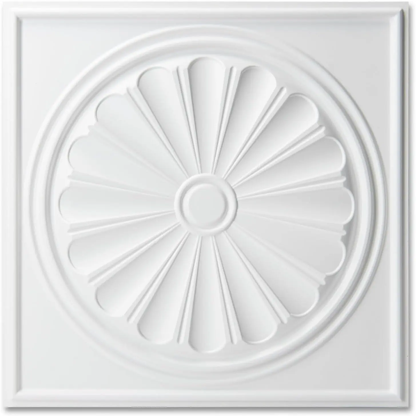 Ceiling Tiles 12 Pack, 24 x 24 Inch, White