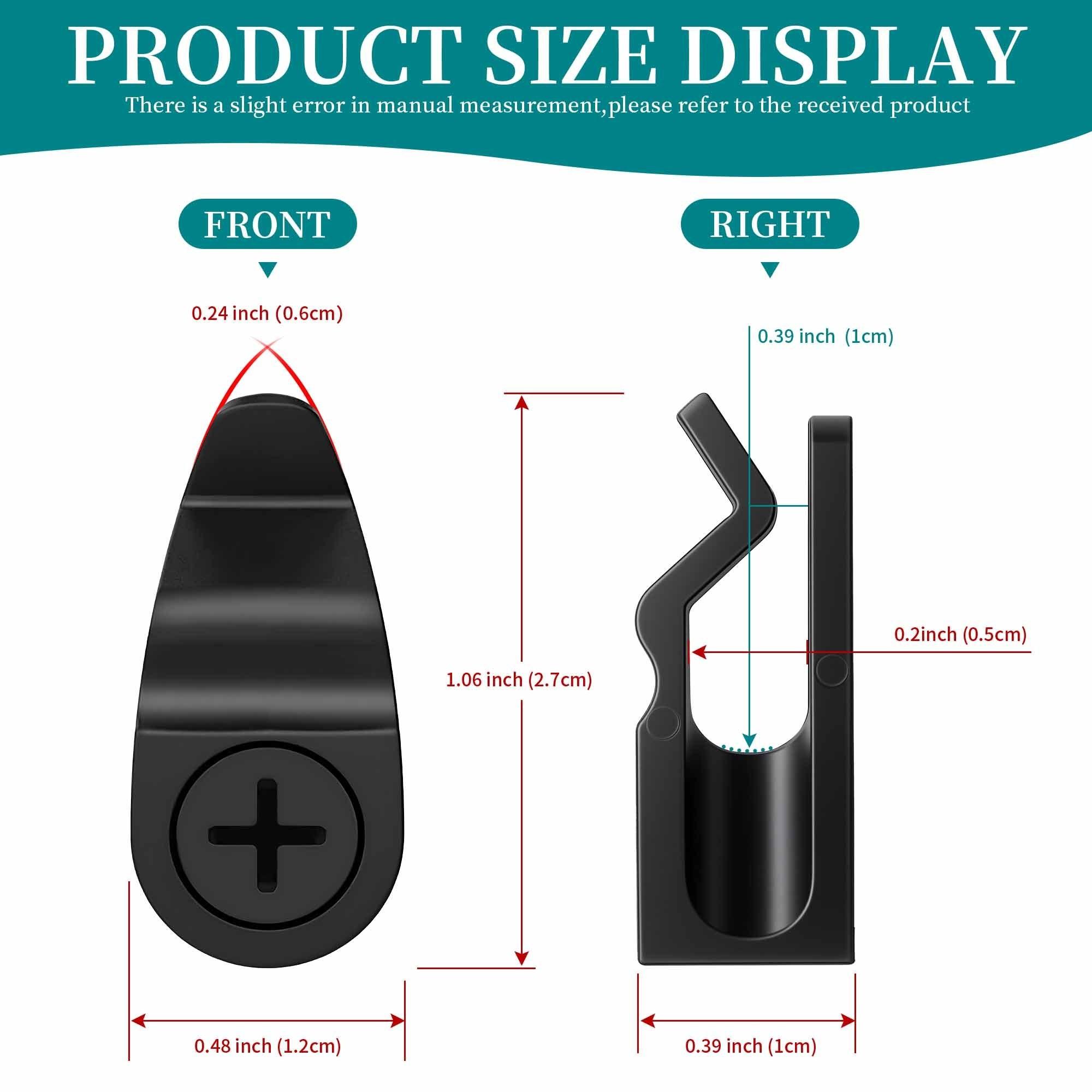 Easy Install Screw-In String Light Hangers, LED Light Clips Hooks, Outdoor Patio Fairy Lights, Christmas & Halloween Decor