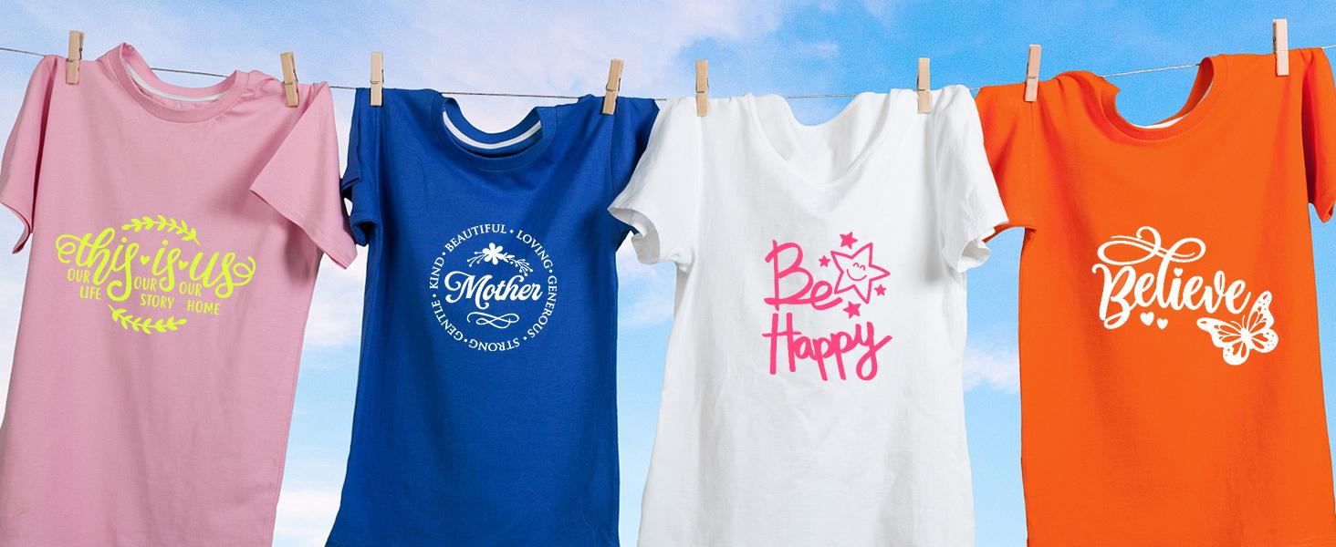 HTVRONT Heat Transfer Vinyl Bundle - 12"x10" 36 Packs（25 Colors）-with Standard Grip Cutting Mat*1 Pack ,Tweezer*1 -Iron On Vinyl