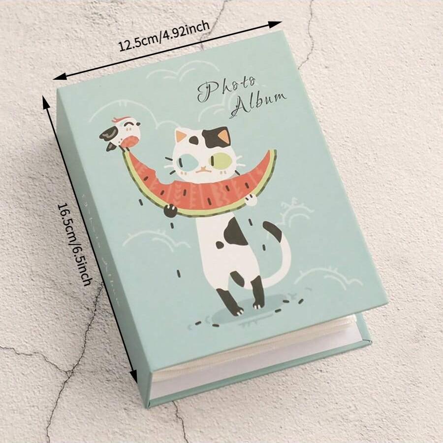 6 Inch Photo Album Holds 100 Photos, Paper Material, Rectangular Memory Book, Ideal Gift for Milestones, Weddings, Holidays