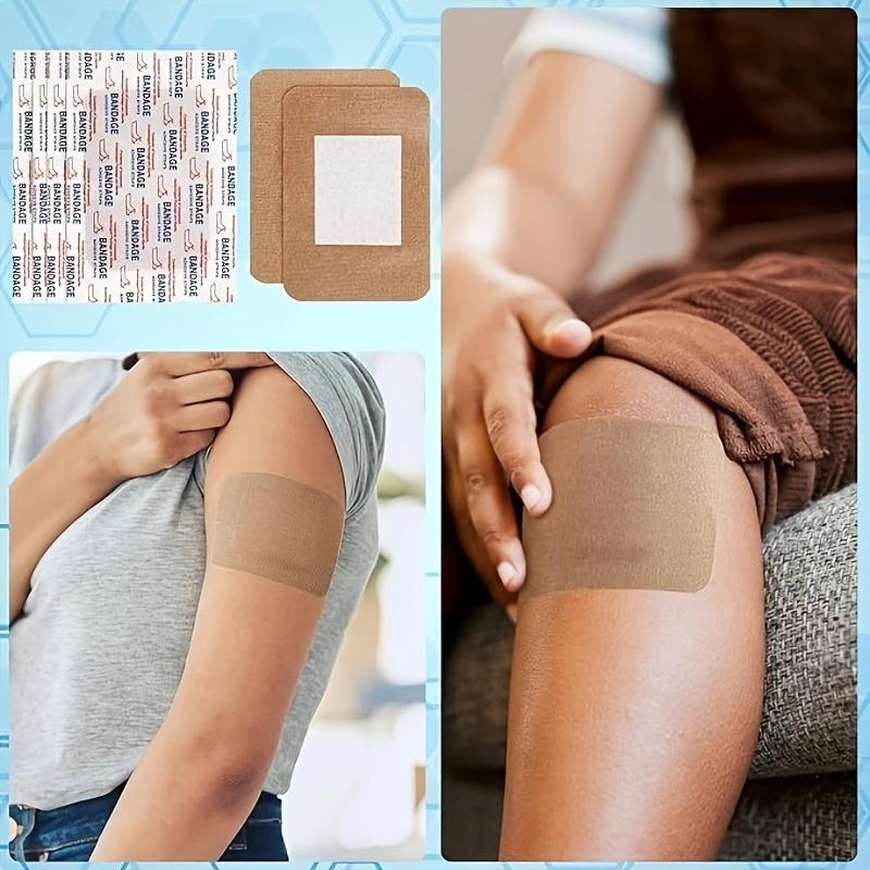 80 - Pack PE Flexible Adhesive Bandages, All - in - One Waterproof and Superbly Breathable Bandages with Cushioned Pad for Wound Care, Variety Pack with Finger & Knuckle Bandages