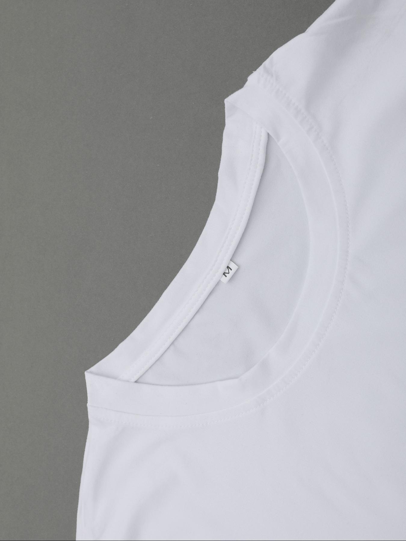 Men's Cocktail Drink Print Round Neck Tee, Loose Casual Street Short Sleeve T-shirt for Summer, Men's Top for Daily Wear, Tropical