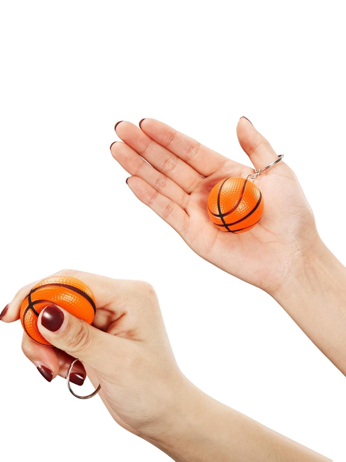 12-Pack Basketball Keychains, Men's Keychain Set, Perfect for Party Gifts, School Fairs, Rewards, Party Bags, Gift Fillers