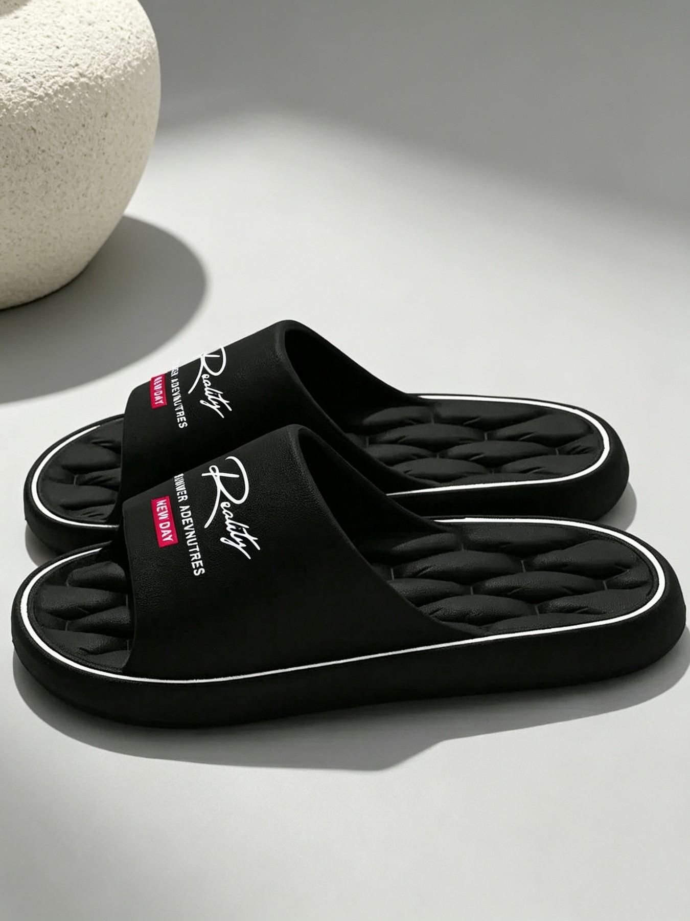 Men's Fashion Eva Material Sandals Slipper, Open Toe Design, Soft Sole, Breathable Comfort, Casual Wear, Indoor & Outdoor Use, Unisex.Runs small, wide feet please size up one size.