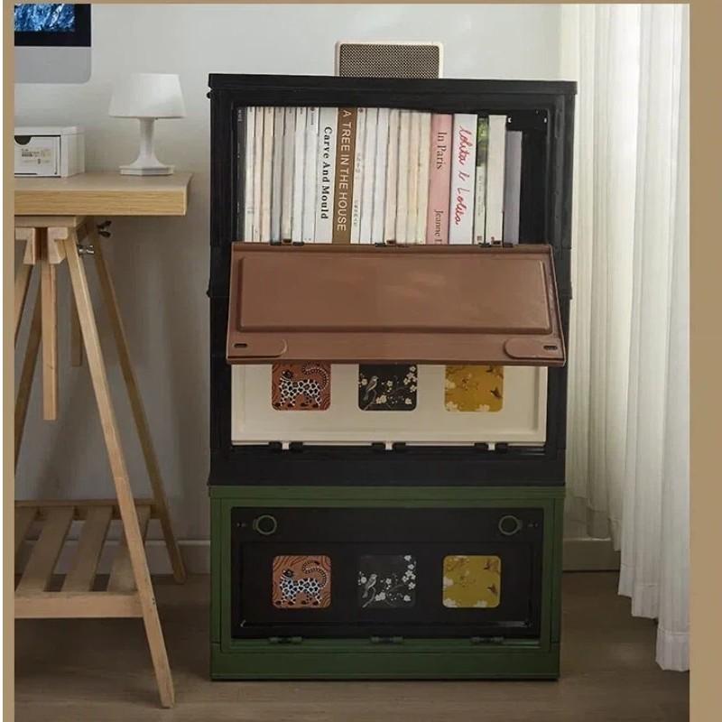 Modular Foldable Storage  | Stackable Design & Dustproof Lid | For Bedroom, Closet & Small Spaces | Dustproof Storage Box