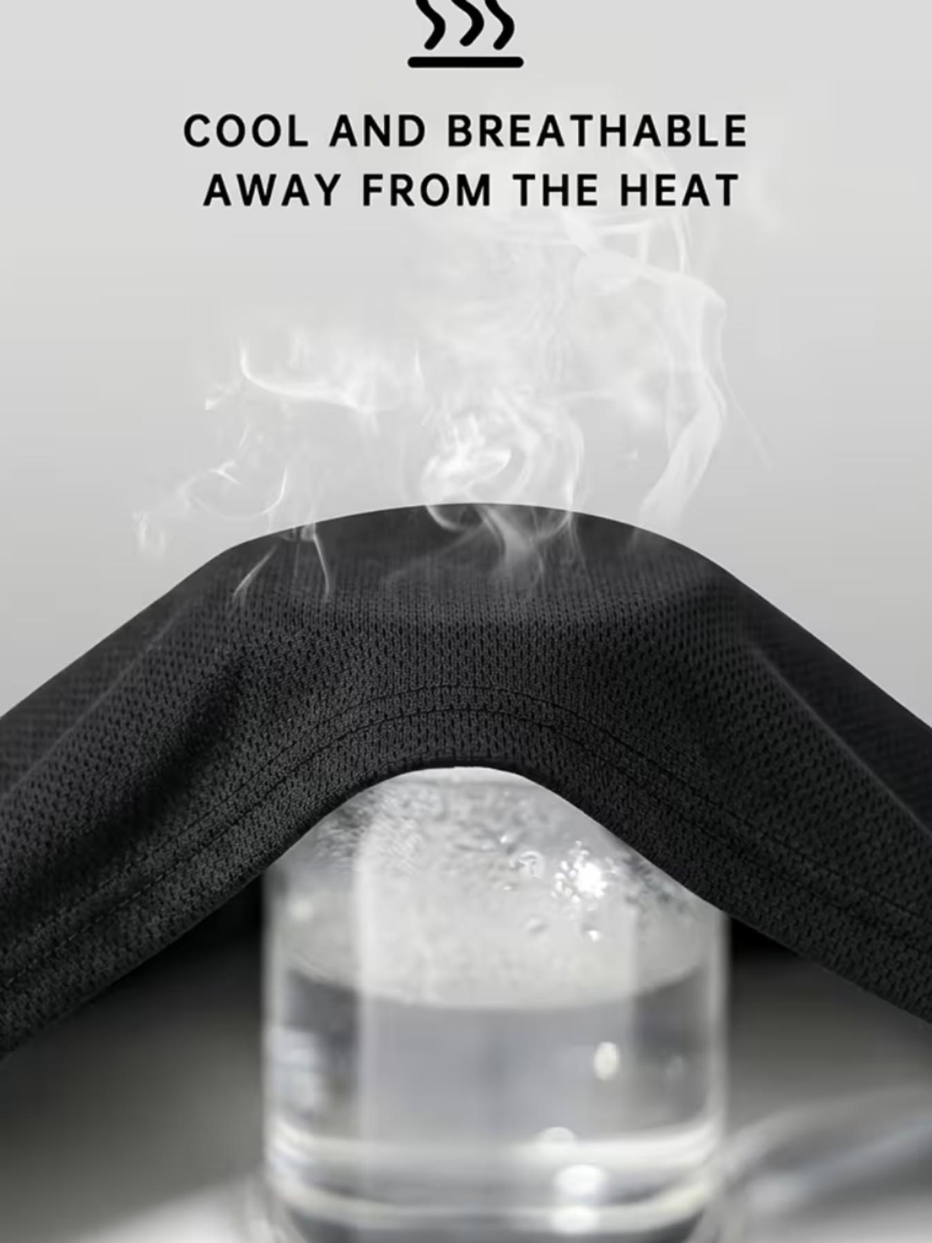 Men's Short Sleeve Sporty Top, Quick-Dry Breathable Fabric, Egyptian Pattern, Ideal for Gym, Running, Boxing, Outdoor Activities