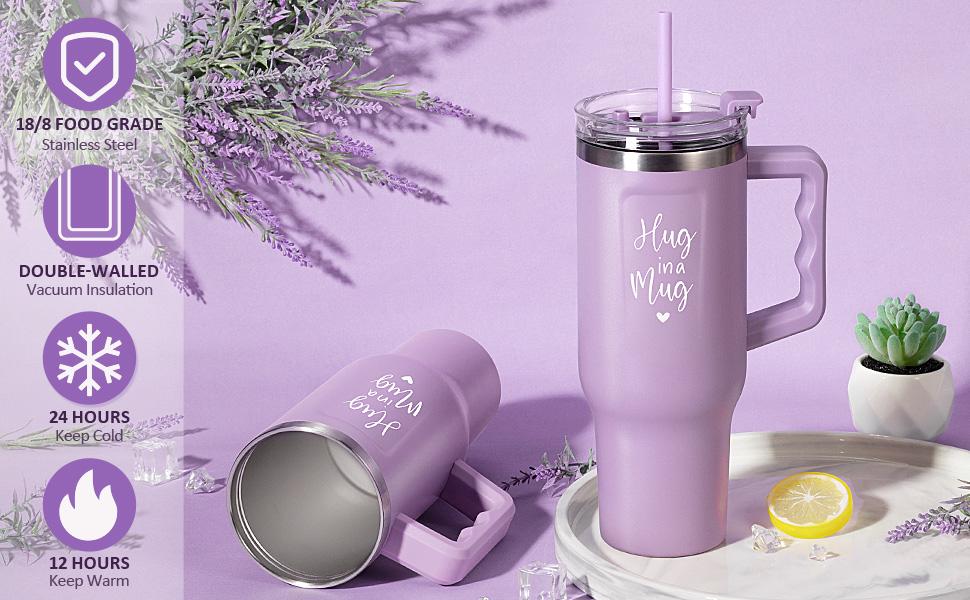 Mayicivo Valentine’s Day Gift Basket for Women – Cozy Flannel Blanket & Stainless Steel Insulated Tumbler, Thoughtful Gift for Mom, Wife & Friends