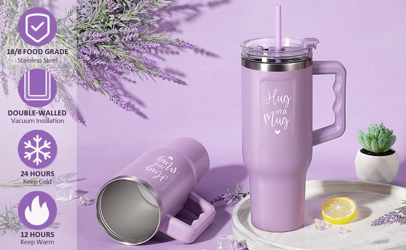 Mayicivo Valentine’s Day Gift Basket for Women – Cozy Flannel Blanket & Stainless Steel Insulated Tumbler, Thoughtful Gift for Mom, Wife & Friends