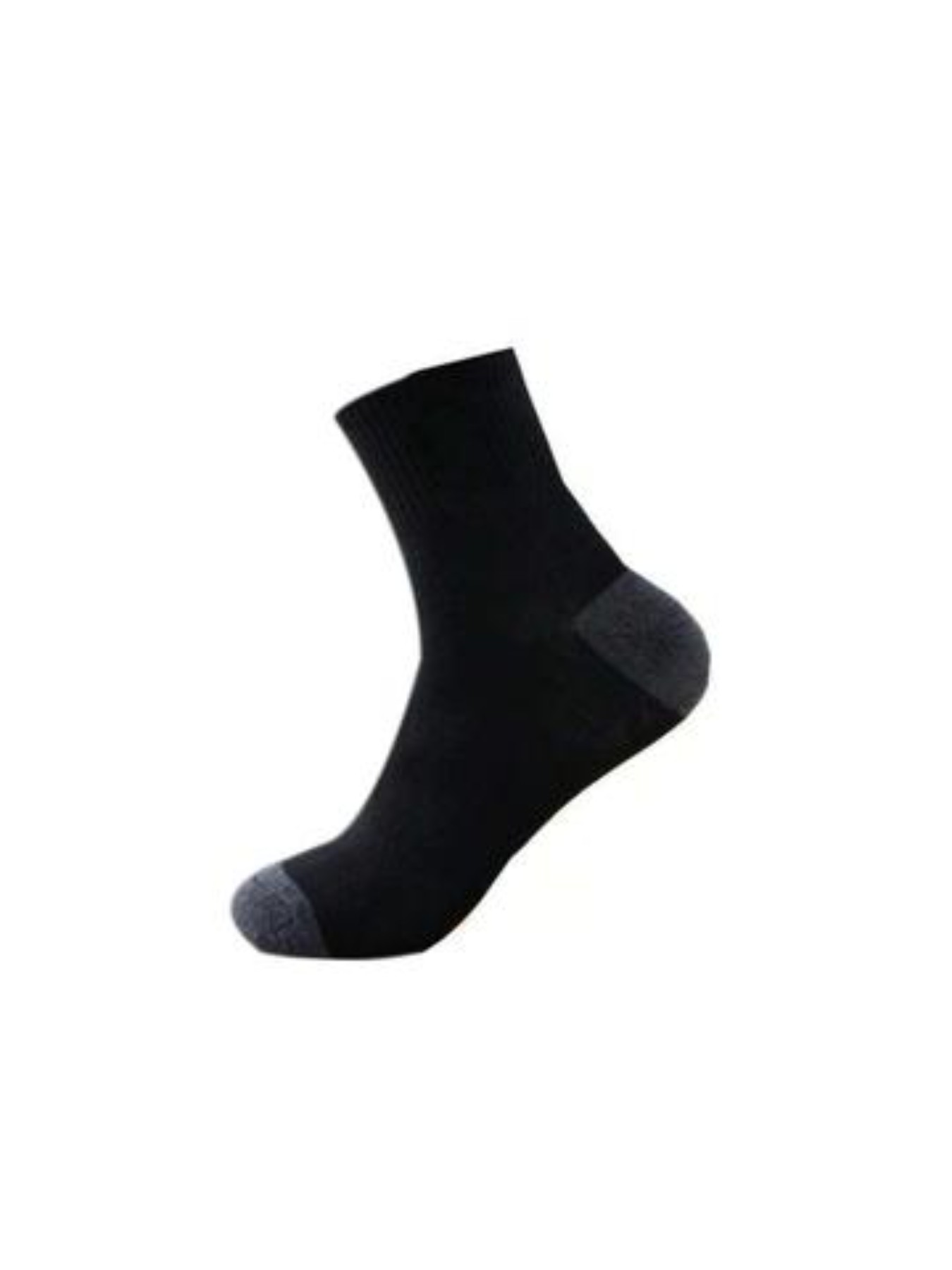 Men's Mid-Calf Socks, Breathable Sweat-Wicking Comfort, Business Casual Wear, Solid Colors, All-Season Teenager Socks