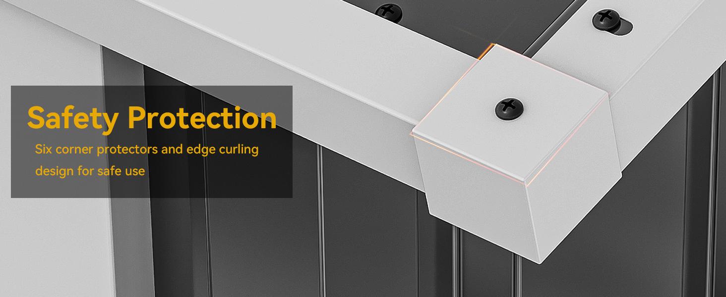 Yitahome 12x8FT Large Tool Storage Shed with Window, Lockable Doors, and Sloped Roof, Oversized Steel Outdoor Storage Shed for Garden, Patio, Garage, Backyard, Lawn - Dark Gray