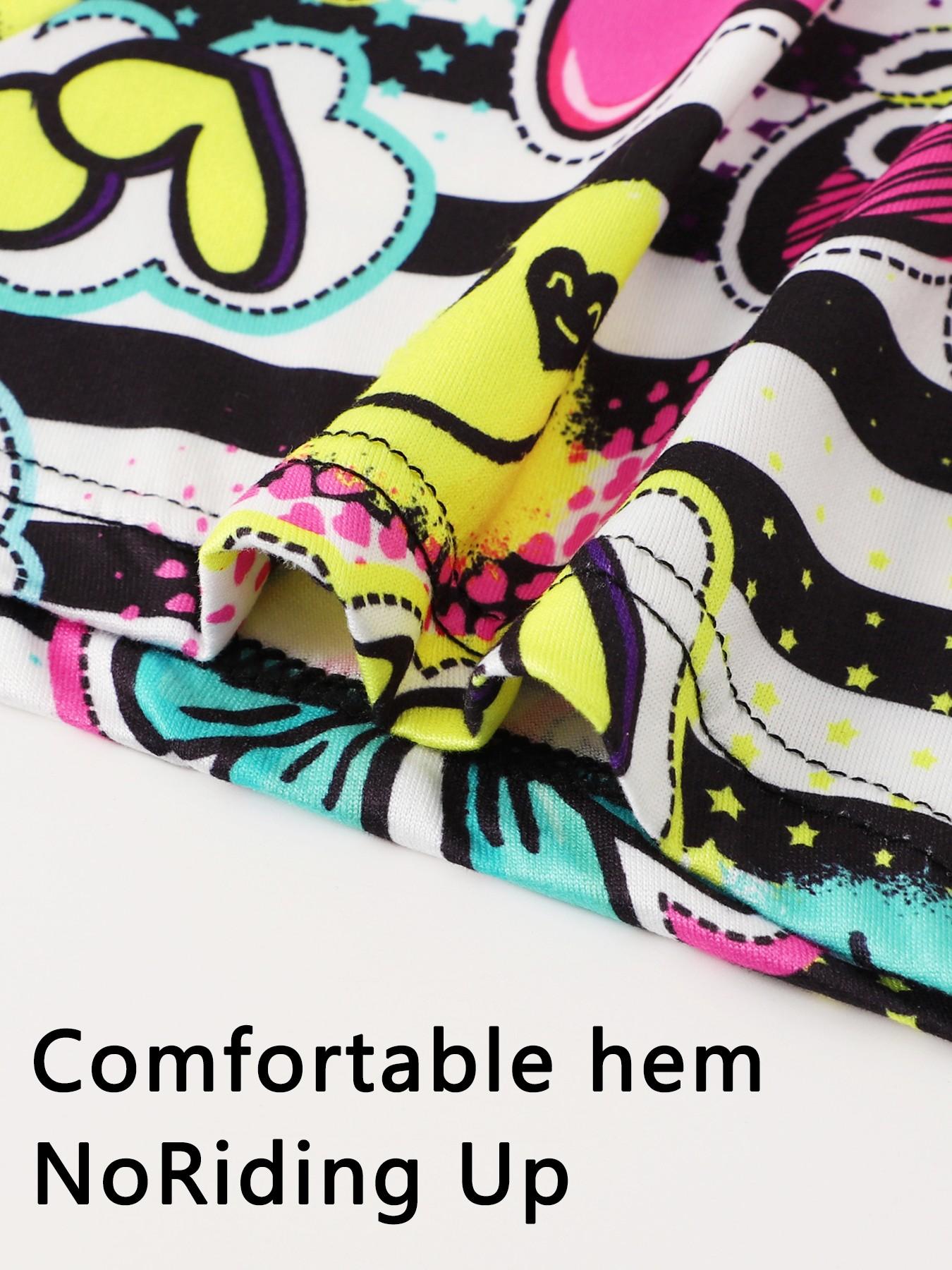 Men's trendy graffiti boxer briefs, soft and highly elastic, combining both comfort and stylish appearance