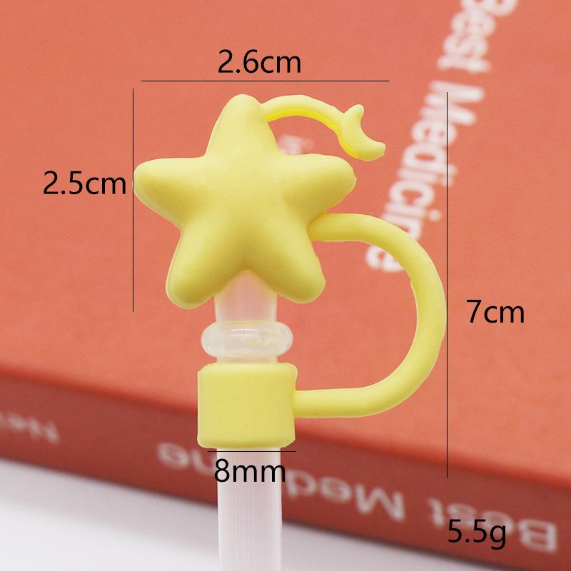 Cute Cartoon Straw Topper, Decorative Straw Stopper Dust Cover, Aesthetic Cup Ornament for Travel Tumbler No straw in cluded Cute Cartoon Straw Topper, Decorative Straw Stopper Dust Cover, Aesthetic Cup Ornament for Travel Tumbler No straw in cluded