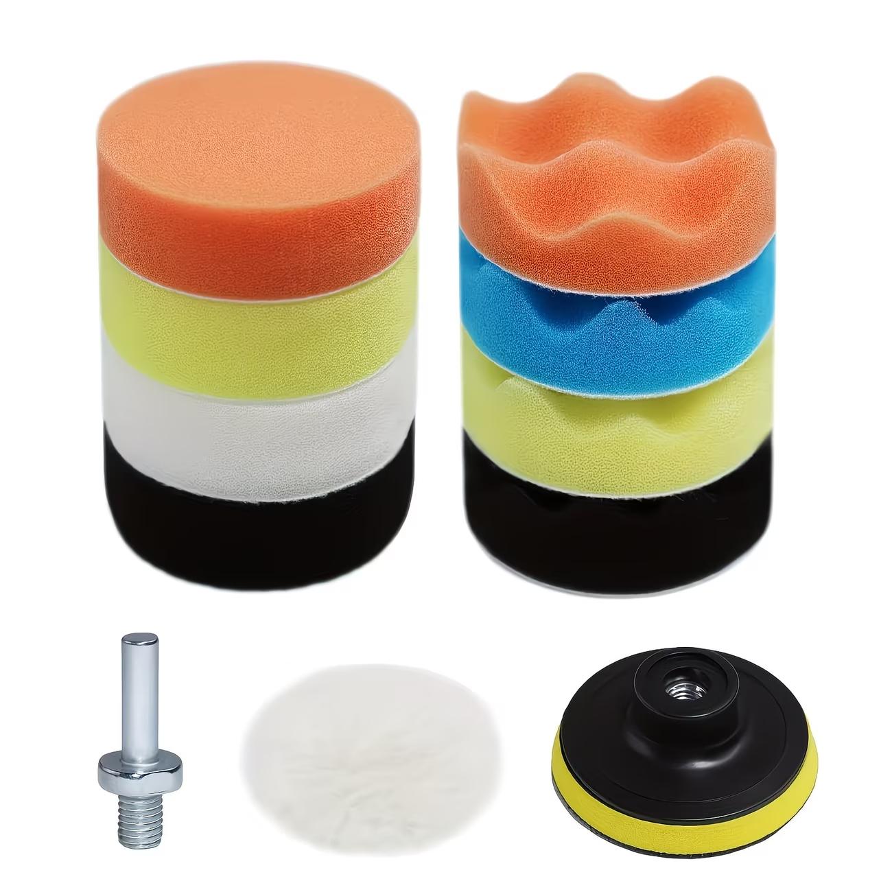 11pcs Sponge Car Polishing Kit Drill Adapter Details Cleaning Self Polishing