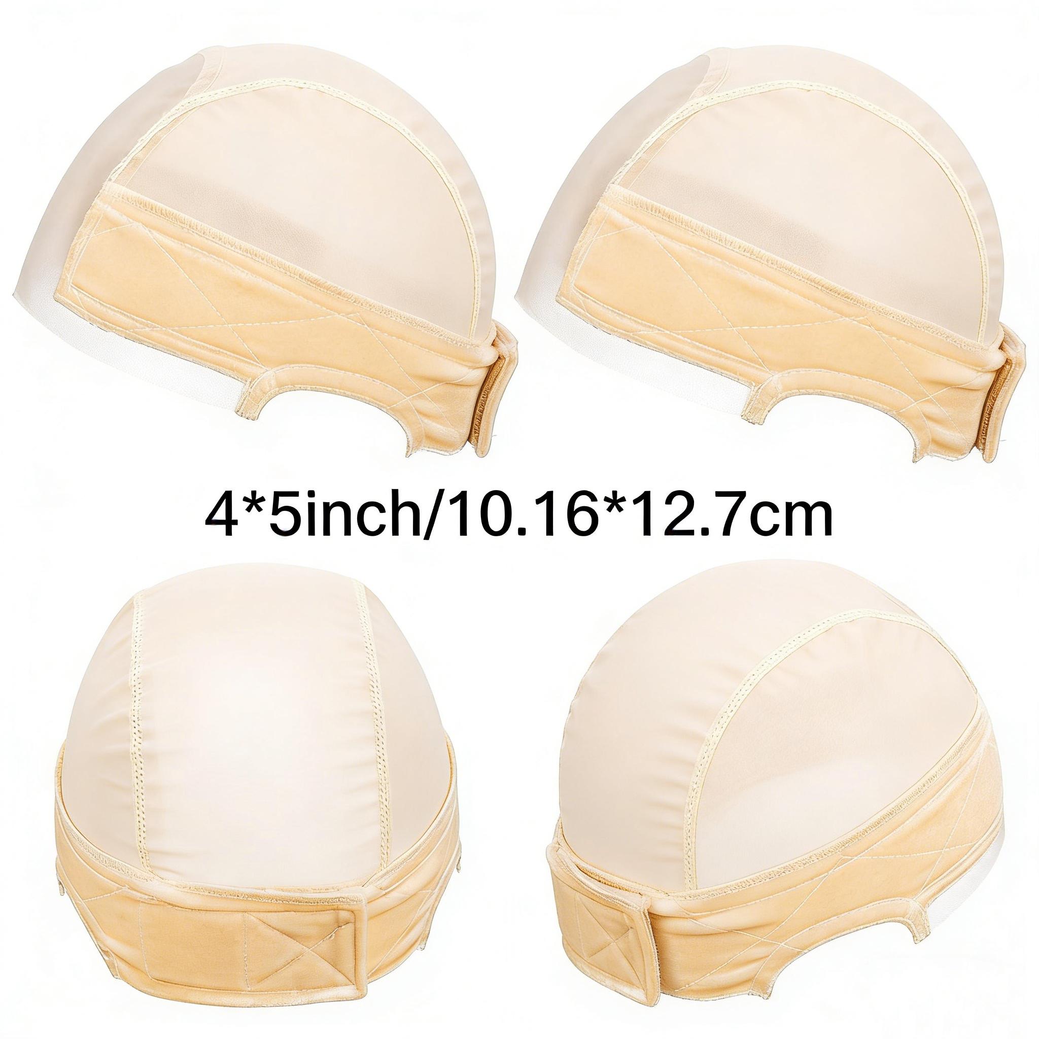 Women's Lace Wig Cap, 4x5 Transparent Front Lace Wig Cap with Fleece Headband, Adjustable Wig Holder, No Glue Needed (1 Piece )