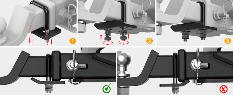 Nilight Trailer Hitch Tightener for 2 inch Trailer Hitches Anti Rattle Heavy Duty Steel with Rubber Anti-Rust Triple Protective Matte Black interior essential Boats dealsforyoudays Nilight Trailer Hitch Tightener for 2 inch Trailer Hitches Anti Rattle Heavy Duty Steel with Rubber Anti-Rust Triple Protective Matte Black interior essential Boats dealsforyoudays
