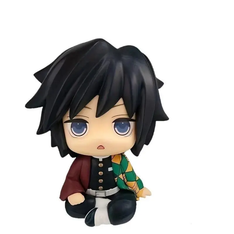 Hot Demon Slayer Anime Figure - 10cm Tomioka Giyuu & Tokitou Muichirou Figurine Customized Statue Model Doll Collection Gifts