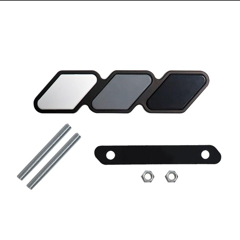 1 Set Tri-color 3 Front Grille Badge Emblem Decor For Toyota Tacoma TRD Pro 4Runner Tundra FJ RAV4 etc 1 Set Tri-color 3 Front Grille Badge Emblem Decor For Toyota Tacoma TRD Pro 4Runner Tundra FJ RAV4 etc