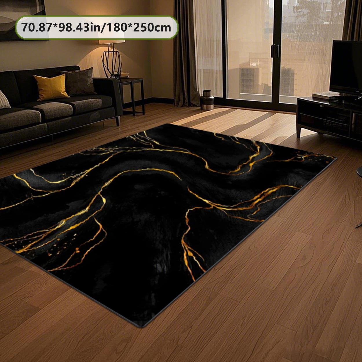 Velvet soft and comfortable patterned printed carpet, suitable for multiple scenarios, available in various sizes, soft and non-shedding, Area Rug, Abstract Rugs, Modern Indoor Rug, Living Room Rug
