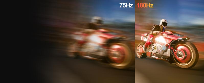 27 inch Curved Gaming Monitor,180Hz PC Monitor Full HD 1080P, Frameless 1800R Computer Display with FreeSync & Eye-Care Technology, Wall Mountable, DP, HDMI Port (Black)