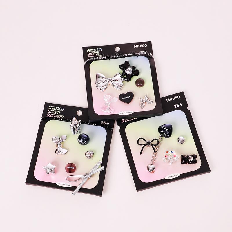 MINISO Collection Charms - Great for DIY Decor & Enthusiast Collections,Compact, Adorable, Suitable For Bag,Gifts for Friends, Lunch Bag Women Charms