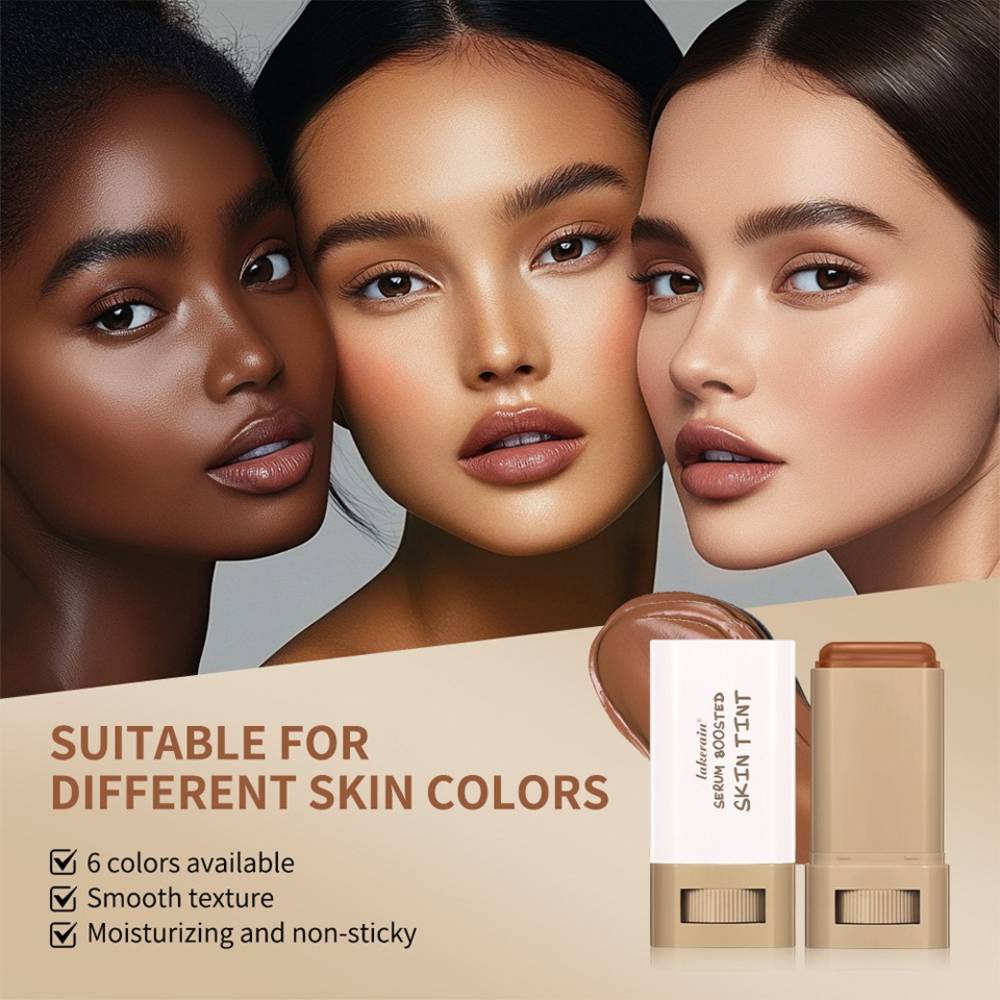 Colored Solid Essence Foundation Make-up Cream Smooth, Long Lasting Moisturizing Coverage and Natural Naked Makeup Repair Cream Natural Everyday Makeup Stick