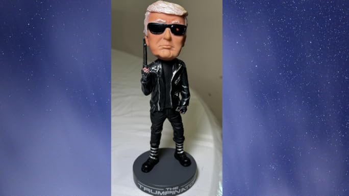 Donald Trump Collectibles - Proud Patriot Trumpinator: Donald Trump's 2024 Shaking Head Movement, Dedicated to Trump Supporters and Patriotic Americans | Ranked First Trump Gift