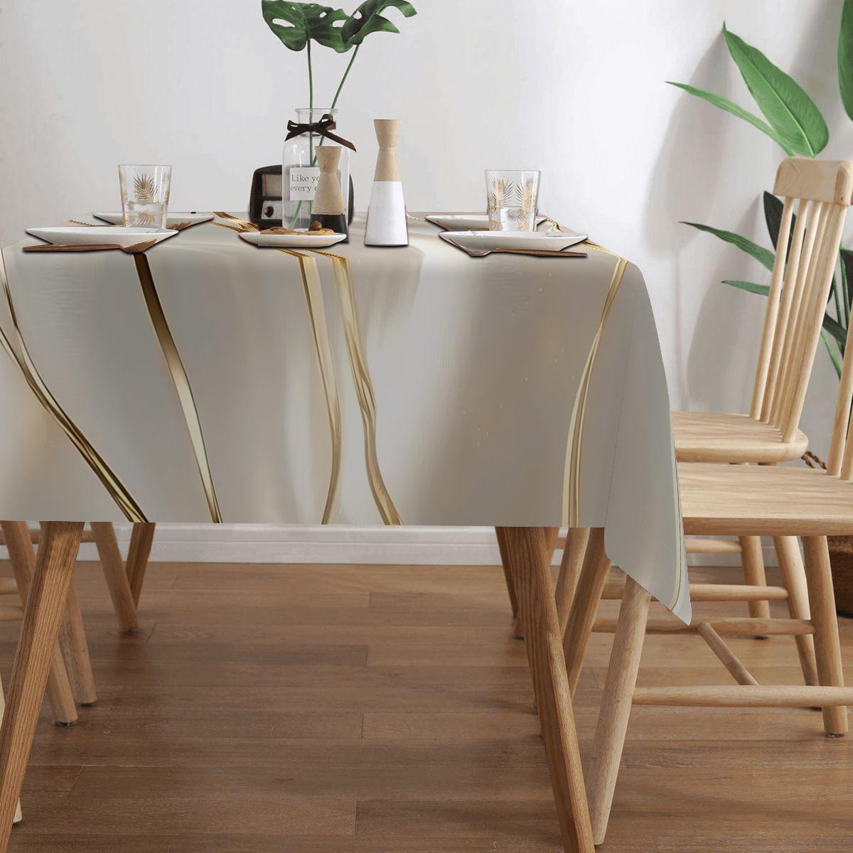 Rectangular tablecloth with classic floral/animal patterns, retro printed decorative tablecloth, vibrant colors, suitable for restaurants, parties, festivals, gift giving, indoor, outdoor, Picnic Table Cover