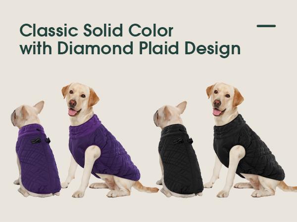 Kuoser Large Dog Coat, Windproof Dog Jackets, Warm Dog Coat with Harness Built in, Dog Cold Weather Coats Dog Snow Jacket Kuoser Large Dog Coat, Windproof Dog Jackets, Warm Dog Coat with Harness Built in, Dog Cold Weather Coats Dog Snow Jacket