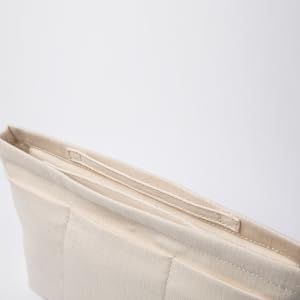 Tote Purse Insert Handbag Organizer Shaper Handbag Liner Bag Bag Divider Organizer Insert (L-With Zipper)