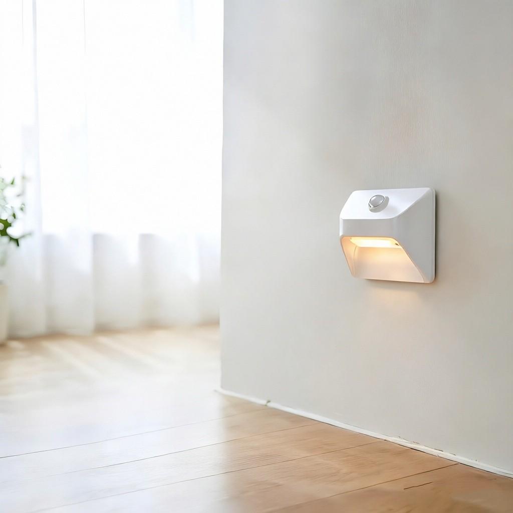 2-Pack LED Wall Lights, White & Warm Light with USB Charging and Magnetic Function, No Wiring Required, Suitable for Bedroom, Hallway, Entryway, Balcony and Indoor Household Lighting